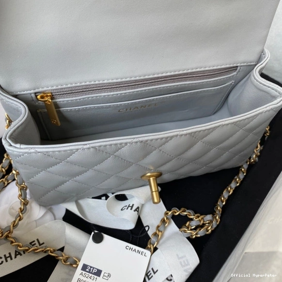 Hyper Peter MINI TOP HANDLE CHANEL WITH FLAP BAG 0802